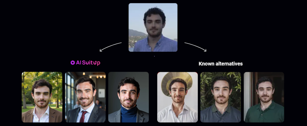AI SuitUp Headshot Generator